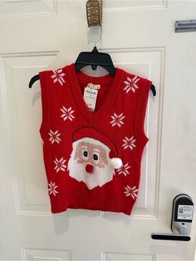 Kids Santa Sweater Vest